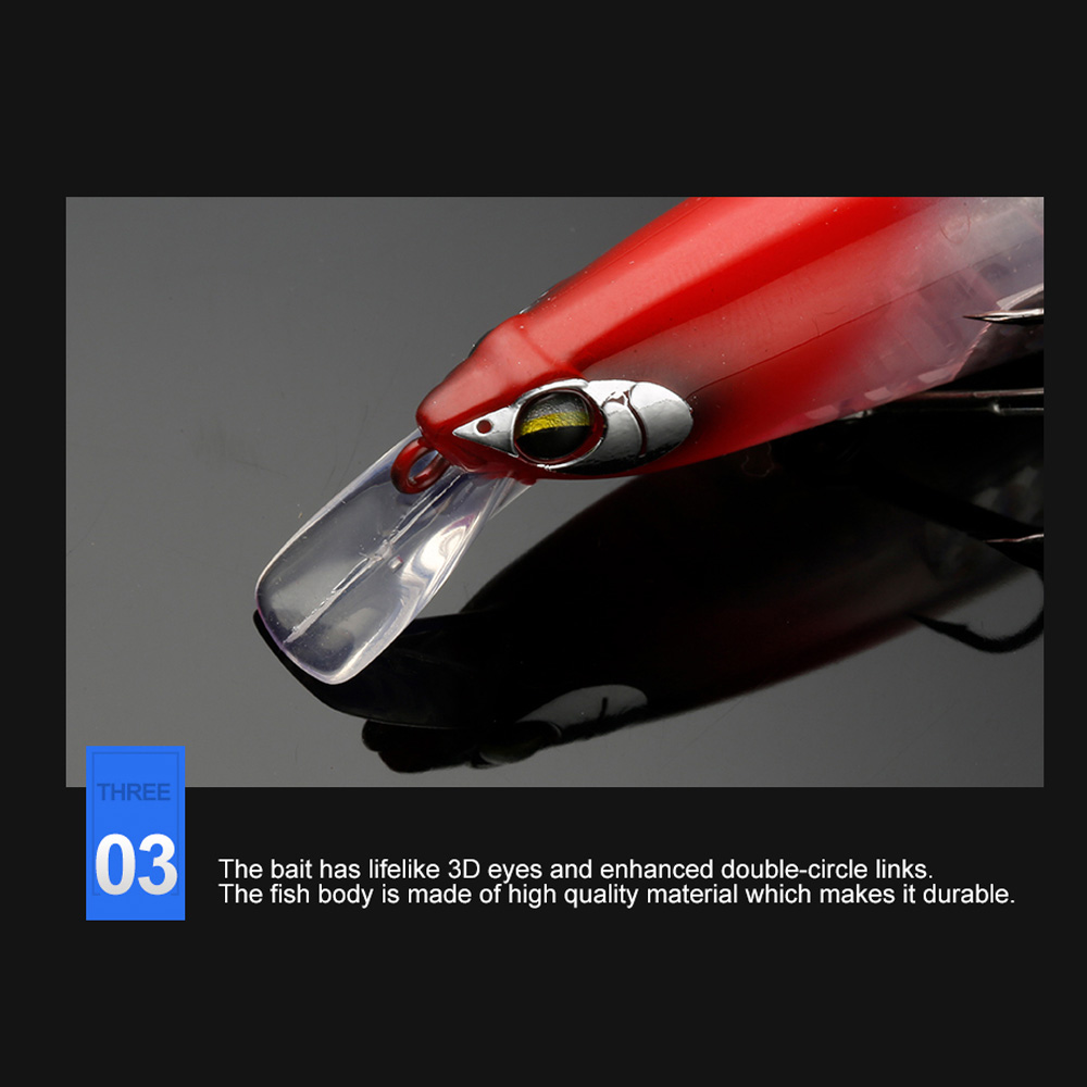 JOHNCOO Floating Minnow 130mm  - Fishing Lure Blade Bait avaliação e preço