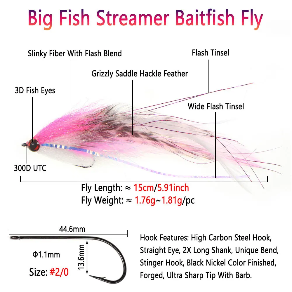 Bimoo #2/0 15cm/5.91inch Big S - Fishing Lure Swimbait avaliação e preço
