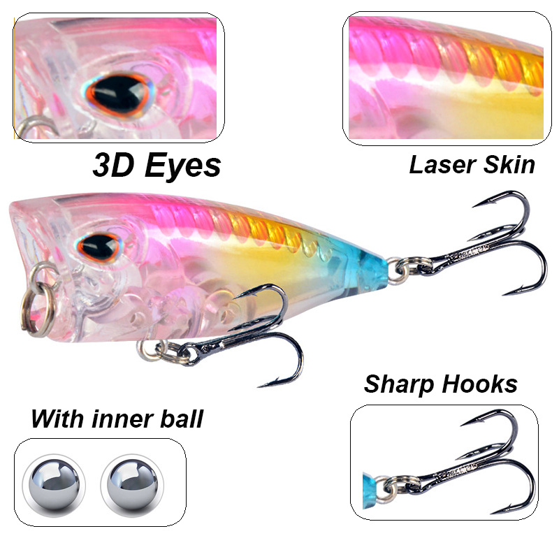 YUCONG 1PC Mini Popper Fishing - Fishing Lure Swimbait avaliação e preço