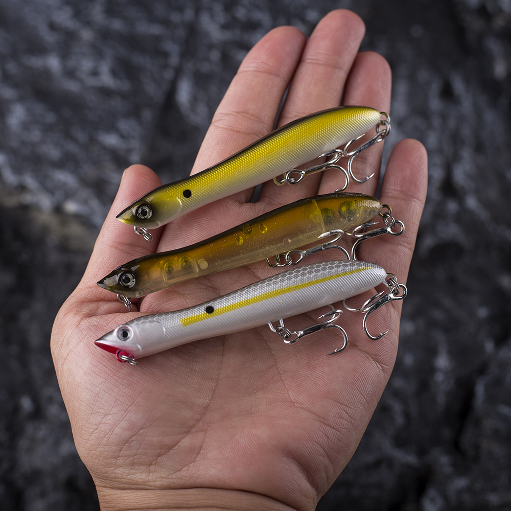 AYWFISH 8CM 6.2G Baby Popper F - Fishing Lure Popper avaliação e preço