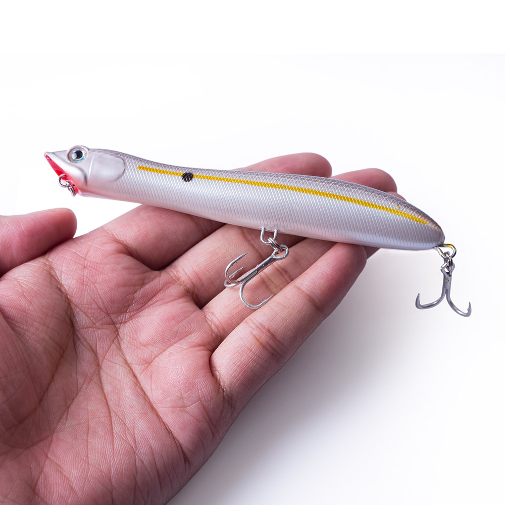 120mm/18g Topwater Pencil Popp - Fishing Lure Popper avaliação e preço