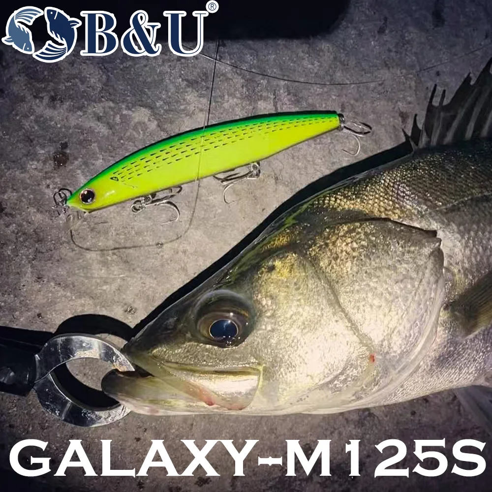 B&U 125mm Sinking Minnow Sea F - Fishing Lure Jerkbait avaliação e preço