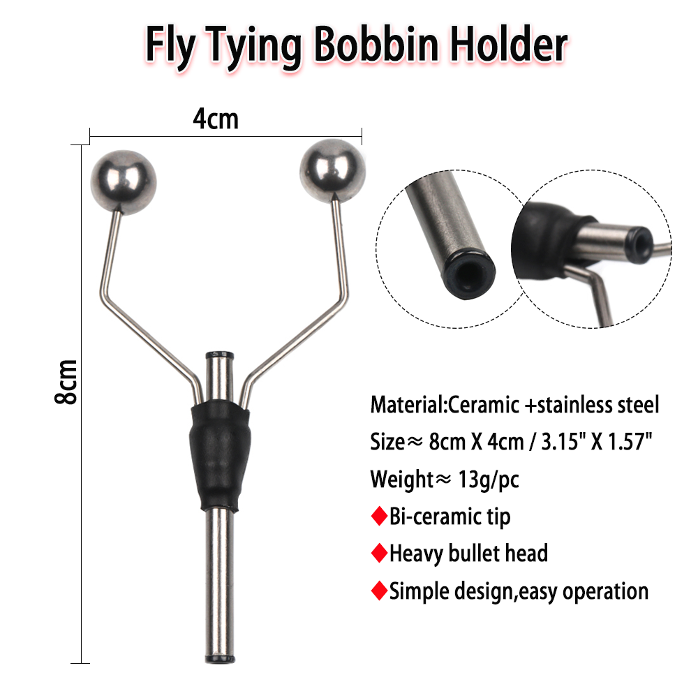 Vampfly Bi-Ceramic Tip Bobbin  - Fishing Lure Making Kit avaliação e preço