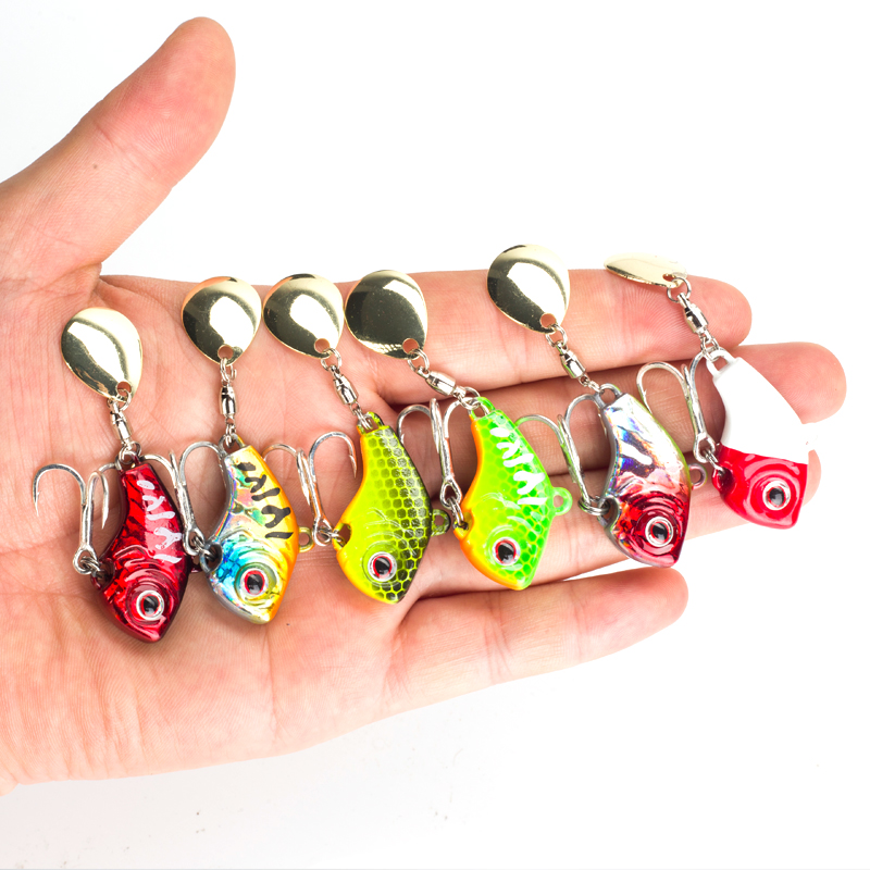 6PC 5g/7g/10g/14g/20g Rotating - Fishing Lure Crankbait avaliação e preço
