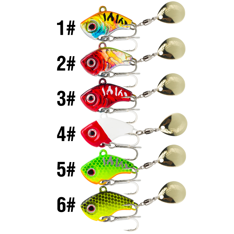 6PC 5g/7g/10g/14g/20g Rotating - Fishing Lure Crankbait avaliação e preço