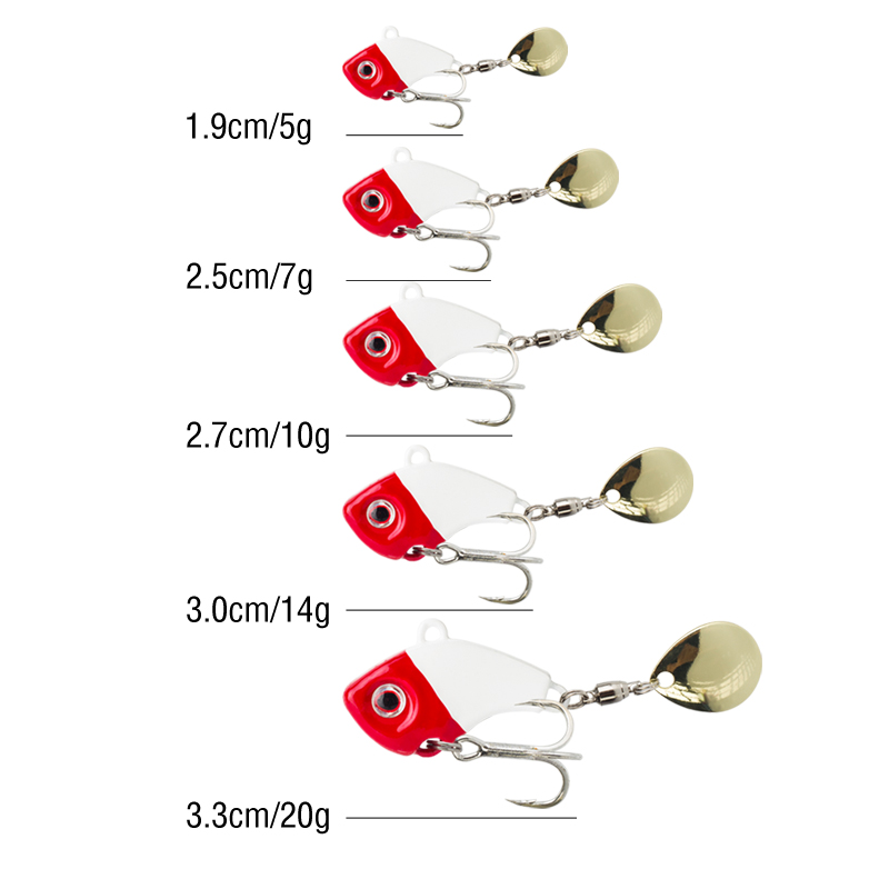 6PC 5g/7g/10g/14g/20g Rotating - Fishing Lure Crankbait avaliação e preço