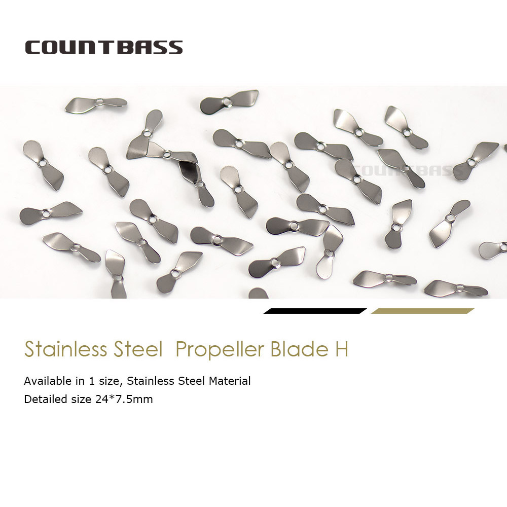 Countbass 50pcs Stainless Stee - Fishing Lure Blade Bait avaliação e preço