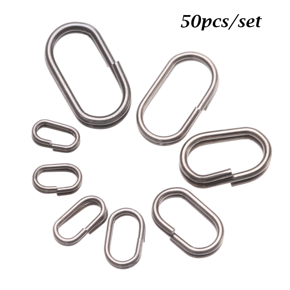 50 PCs/Lot 8/10/13/15/17/19mm  - Fishing Lure Accessories avaliação e preço